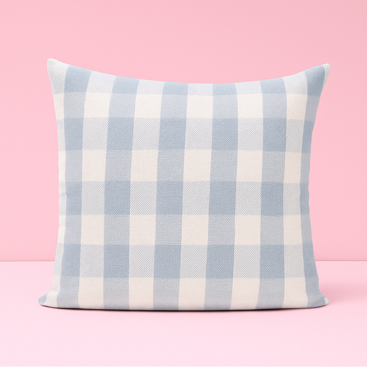 Almofadão Campestre Azul Claro