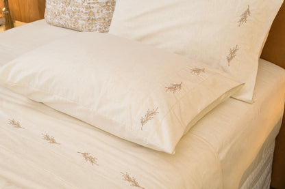 Jogo de Cama Ramo de Linho areia 1